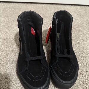 Vans All Black Sk8 Highs Women’s 5.5 new